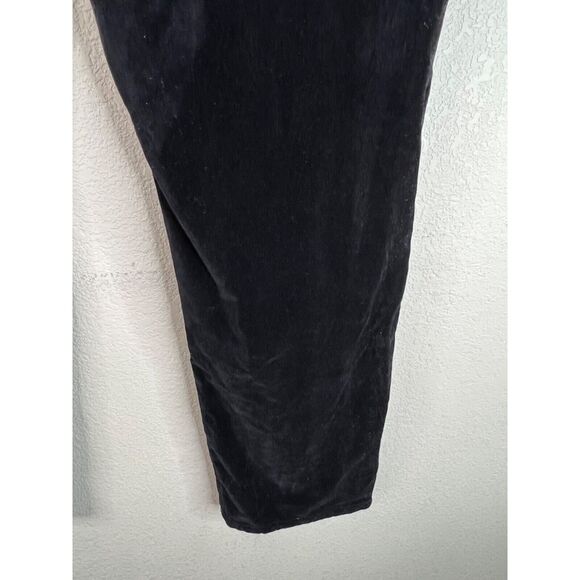 Ralph Lauren Petite Black Velvet Pants Size 8 petite VTG Y2K Gorpcore - Picture 9 of 16